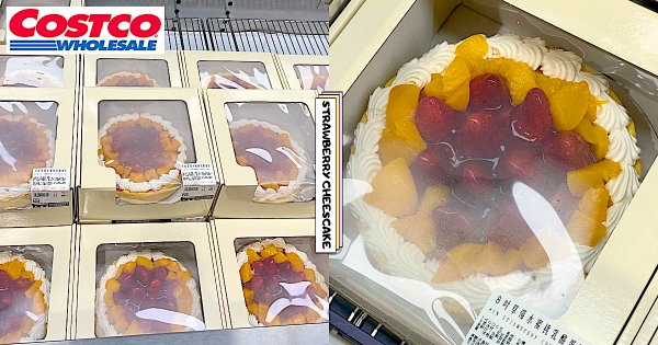 【全台】那麼多水果！　好市多「8吋草莓水蜜桃乳酪蛋糕」療癒登場　「水蜜桃+草莓」帶來酸甜好味道