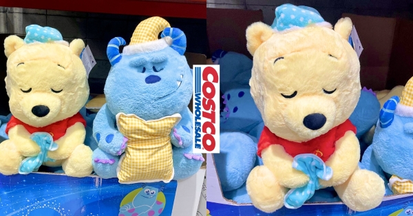 【全台】居然抱小被被！　好市多推「20吋迪士尼坐姿絨毛玩偶」　小熊維尼、毛怪陪你進入夢鄉