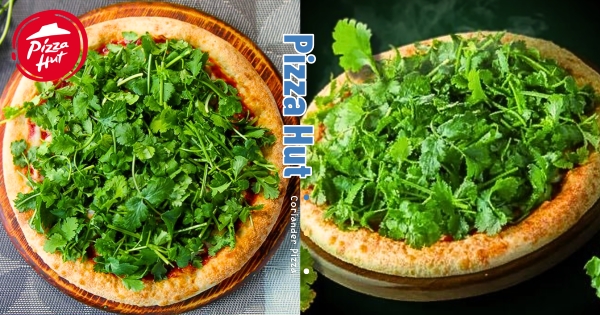 【日本】披薩上滿滿大草原！　必勝客推超狂「爆量香菜披薩」得罪義大利人　「濃郁香菜味」靈感來源學台灣的