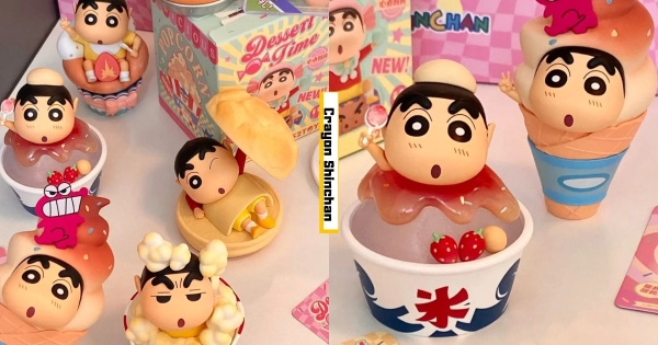 【海外】小新變菠蘿油！　蠟筆小新盒玩「心點時間」新出沒　小新「自己就是布丁」可愛又療癒