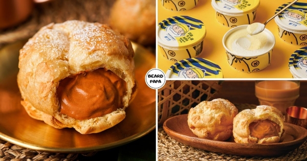 【全台】泰式茶粉變泡芙內餡！　beard papa’s 4月限定新口味「泰奶泡芙」　還攜手小美推香草卡士達冰淇淋！