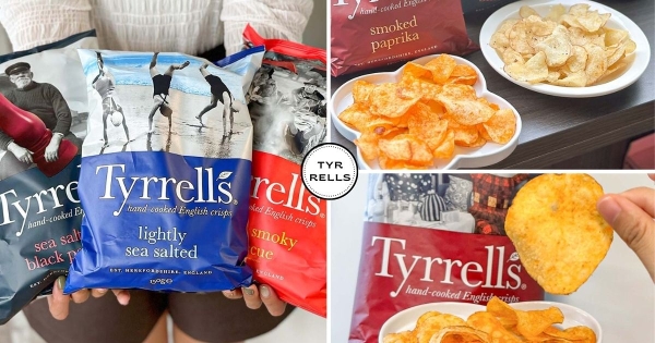 【全台】一包90元便宜到流淚！　英國精品級洋芋片「Tyrrells泰勒思」竟6包就免運　ㄎㄠˊㄎㄠˊ根本涮嘴天花板！