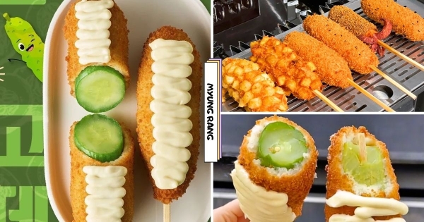 【台北】熱狗裡麵包黃瓜！　明朗熱狗韓國超夯「小黃瓜熱狗」台灣也吃得到了　限時10天要嚐要快！