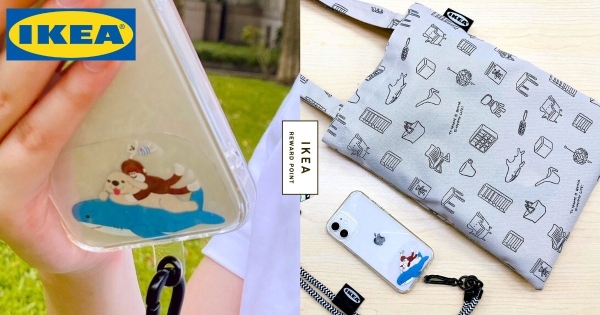 【全台】把鯊鯊帶出門！　IKEA「鯊鯊小提袋、手機掛繩」集點免費換　小熊、金金乘坐鯊魚圖案超萌！