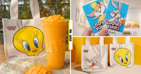 【全台】喝飲料就有兔巴哥！　Mr.Wish夏季新品「芒果厚奶」上市　加購崔弟帆布袋裝飲料剛剛好！