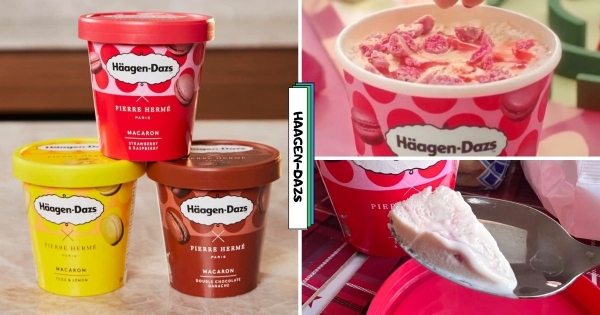 【全台】馬卡龍之神來聯名！　「哈根達斯 x Pierre Hermé」3口味冰淇淋即將上市　「真的能吃到馬卡龍」太驚喜