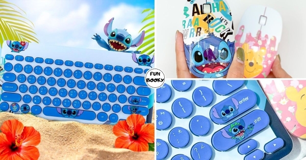 【全台】打字還能看到史迪奇耶！　史迪奇「無線鍵盤、光學滑鼠」登場　整組配起來可愛無法擋！