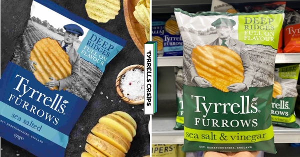 【全台】一包99元的快樂！　英國精品級洋芋片「Tyrrells泰勒思」厚切波浪款登場　限時低價錯過不再有！