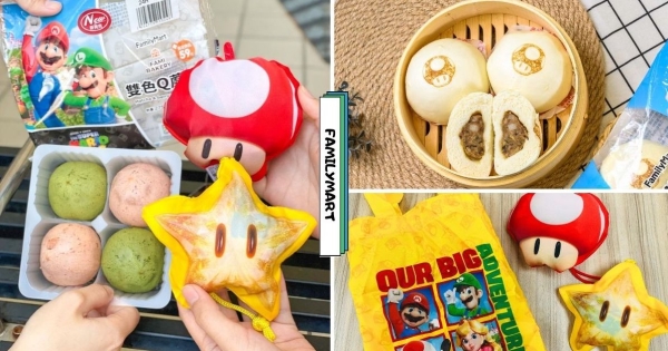 【全台】拎著無敵星星購物去！　全家推超可愛「瑪利歐萬用提袋」加價購　香菇肉包「還印上蘑菇」粉絲必買