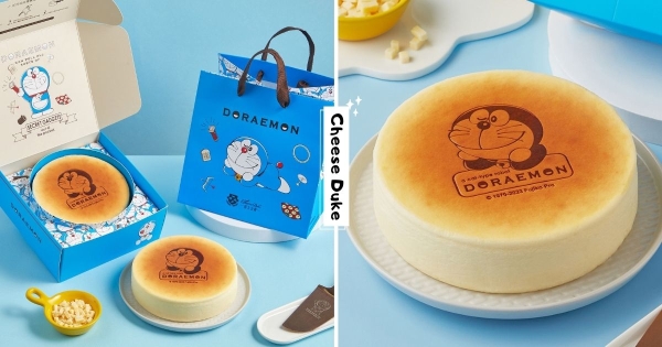【全台】誰的童年甦醒了！　起士公爵聯名款「哆啦A夢原味乳酪蛋糕」　買蛋糕送「哆啦A夢蛋糕刀」豪可愛♡
