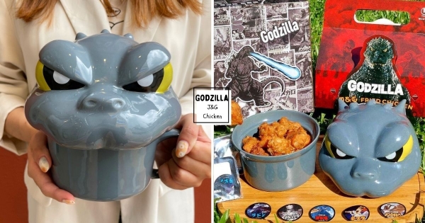 【全台】全球首發！　繼光香香雞「哥吉拉造型碗」怪獸迷必擁有　超豐盛「哥吉拉重量餐」提著走也威風！