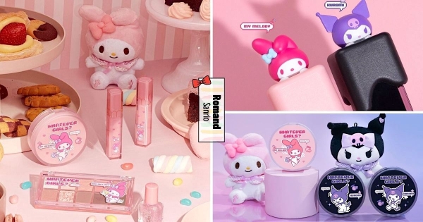 【韓國】三麗鷗粉被美呆！　Romand X 三麗鷗推出「美樂蒂、酷洛米聯名彩妝」　買還送迷你小公仔太驚喜♡