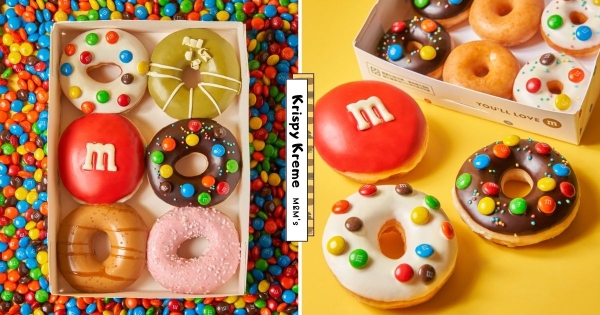 【全台】M&M’s巧克力變大了！　Krispy Kreme甜甜圈夢幻聯名「巧克力甜甜圈」　一咬掉進「只溶你口」童年回憶！