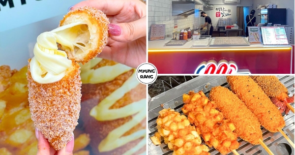 【台中】終於插旗中台灣！　韓國最夯「明朗熱狗」台中店盛大開幕　超牽絲起司熱狗一定要挑戰