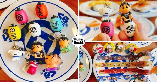 【全台】小新跑去吃壽司！　藏壽司下一波是「蠟筆小新扭蛋」　超萌公仔吊飾小新還「換上藏壽司制服」