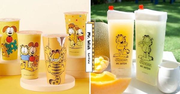 【全台】世界最懶貓咪來了！　Mr. Wish攜手加菲貓推「哈密瓜微冰沙」超解暑　買就送環保罐誠意十足！