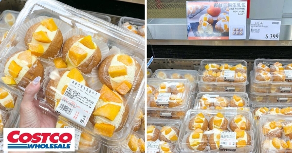 【全台】這組合怎麼可能不好吃！　好市多期間限定「新鮮芒果生乳包」　大塊芒果丁配鮮奶油絕讚～