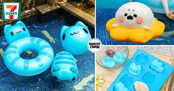【全台】貼圖王者出手了！　7-11「咖波與無所事事小海豹」夏日周邊登場　咖波化身漂浮大玩偶、冰塊盒♡