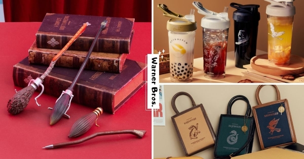 【全台】飛天掃帚變原子筆！　 華納100週年慶典「哈利波特周邊登場」　隨行杯、嘿美吊飾很欠收