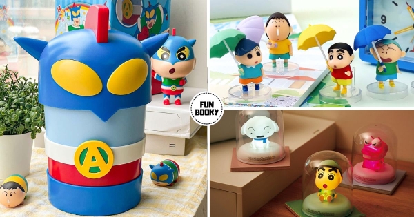 【全台】打開還會笑！　韓國限定超卡哇伊「動感超人置物桶」等你入手　小新撐傘公仔看了秒治癒！