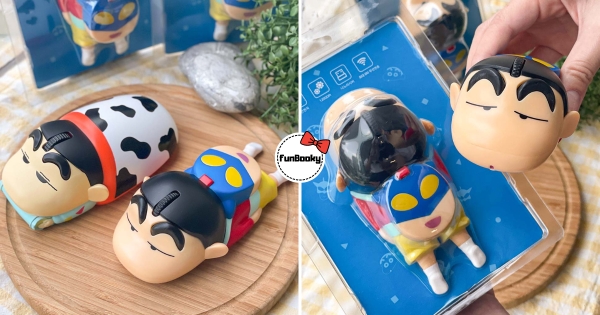 【全台】粗眉毛就是按鍵！　超可愛「蠟筆小新無線滑鼠」登場　懶洋洋模樣復刻上班族