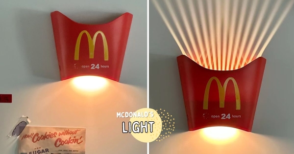 【海外】薯條控必備的燈具！　「麥當勞薯條小夜燈」創意登場　溫暖光線開燈秒餓！