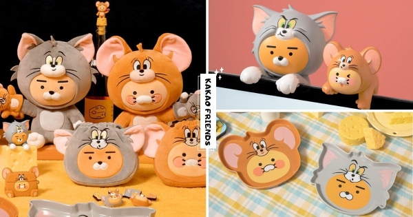 【韓國】萊恩假扮湯姆貓！　「KAKAO FRIENDSＸ湯姆貓與傑利鼠」全新聯名登場　「三角形春植娃娃」爆笑必買