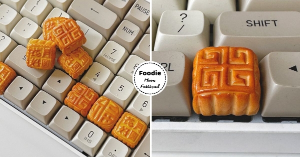 【海外】美味月餅跑到鍵盤上？　中秋限定「月餅款個性鍵帽」療癒登場　逼真造型可愛爆表♡
