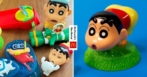 【全台】小新居然會搖PP！　日本麥當勞兒童餐「蠟筆小新玩具」超犯規　加碼「美樂蒂&酷洛米」同步賣萌！