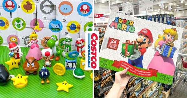 【全台】瑪利歐變聖誕老人！　好市多開賣「瑪利歐倒數日曆抽抽樂」　一次集齊24款公仔可愛無法擋