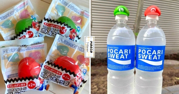【日本】喝水就送瑪利歐帽帽！　7-11「瑪利歐瓶蓋」新登場　連水瓶都變得比平常可愛