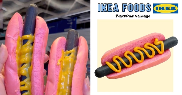 【海外】配色潮出天際！　IKEA新品竟然是「BLACKPINK熱狗」　「粉色麵包+竹炭香腸」誰敢來挑戰？