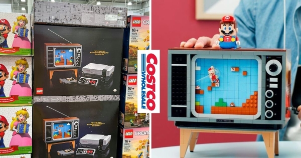 【全台】這個必須玩！　好市多驚現「樂高超級瑪利歐系列」遊戲機　組裝積木還能看到「復古瑪利歐」