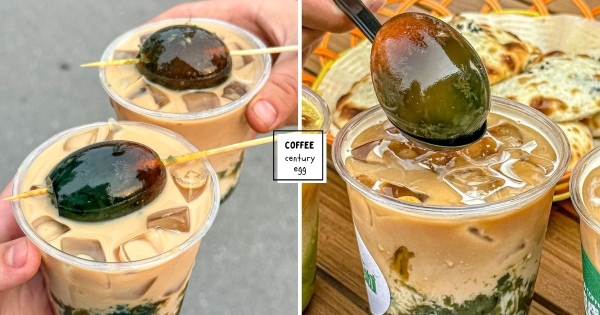 【海外】愛咖啡跟皮蛋的人都沈默了！　暗黑飲料「皮蛋咖啡」網路爆紅　臭臭味道、獨特口感誰敢挑戰