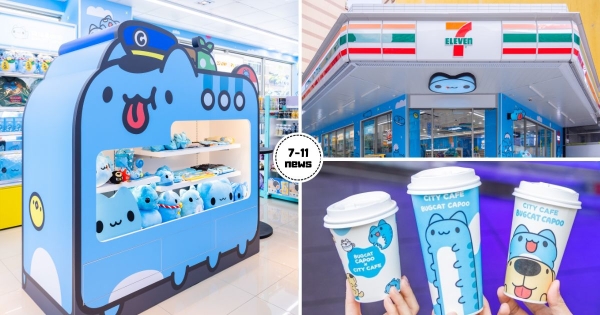 【高雄】奇奇怪怪的咖波來了！　7-11南部首間「咖波主題店」開幕　猛男咖波、特色飲料杯必拍