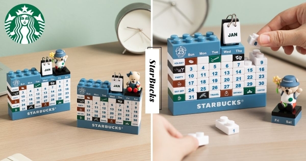 【全台】喝咖啡就能入手！　星巴克超萌「Bearista小熊立體桌曆」回歸　只送不賣超級欠收！