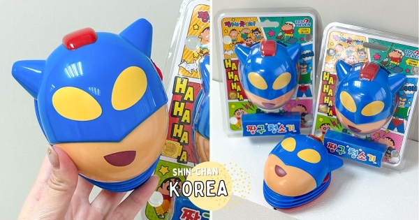 【全台】小新迷開嚕！　韓國超可愛「動感超人吸塵器」登場　橡皮擦、紙屑全都吸到清潔溜溜！