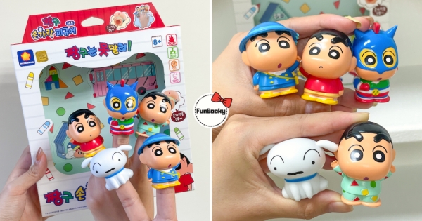 【全台】小新化身手指上的超級巨星！　超可愛「蠟筆小新手指偶」登場　不同造型小新一次收