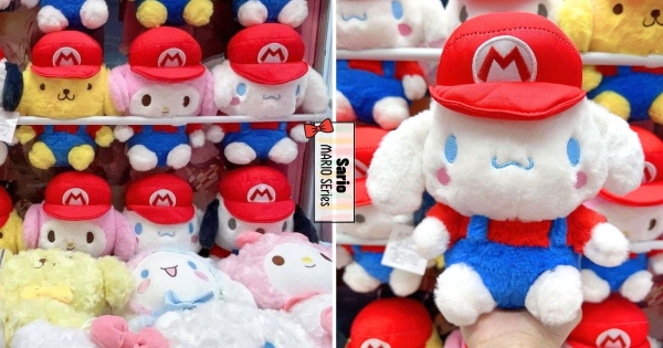 【海外】雙倍的可愛！　三麗鷗娃娃「化身瑪利歐」戴同款帽帽　美樂蒂、大耳狗通通來變身