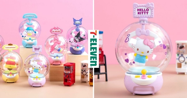 【全台】一起來抓娃娃！　Kitty領軍三麗鷗「抓抓機公仔系列」就在小七　酷洛米、大耳狗都被夾起來好萌