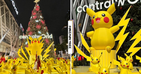 【海外】寶可夢粉絲集合！　「世界最大皮卡丘聖誕樹」登場　「15公尺高」超巨大皮卡丘萌翻全場