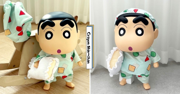 【全台】把愛睡覺小新帶回家！　超巨大40cm「蠟筆小新睡衣公仔」登場　可穿脫睡衣粉絲心動動♡