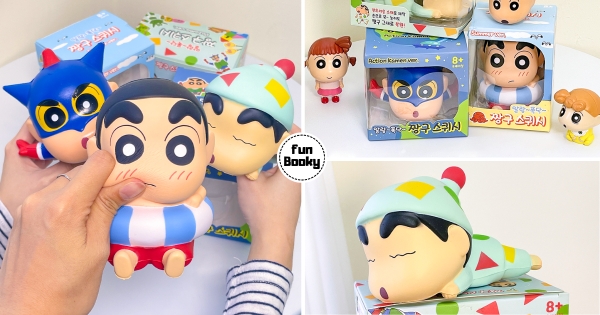 【全新】大捏特捏！　上班舒壓必備「蠟筆小新捏捏出氣包」　睡衣小新、動感超人小新一次全收