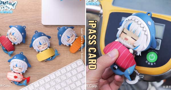 【全台】「鯊皇」降臨壽司郎！　超可愛「Gawr Gura一卡通」壽司造型登場　迴轉台展示全台展開