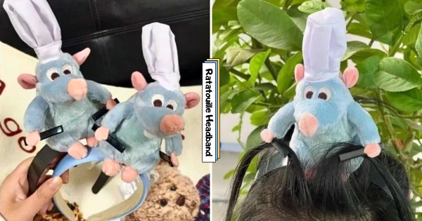 【海外】抓頭髮超Q！　《料理鼠王》超萌「小米髮箍」社群爆紅　戴頭上徹底還原動畫場景