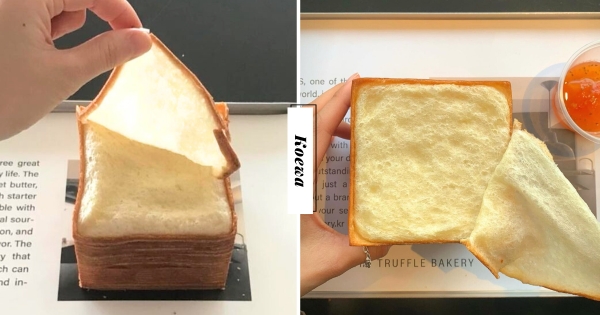 【海外】吐司變紙巾？　韓國咖啡廳超人氣「紙巾吐司」奶香濃郁　層層撕開「薄到會透光」超療癒