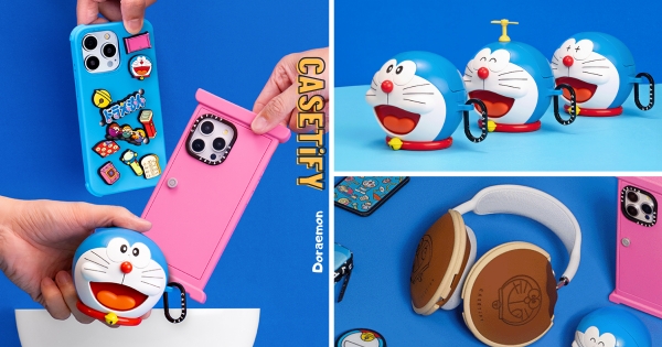 【全台】手機是任意門！　CASETiFY最童趣「哆啦A夢」獨家系列來了　「銅鑼燒耳機殼」好想收