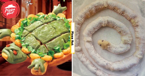 【全台】比「草仔龜比薩」更狂！　必勝客新品「芝心蛇圈圈」即將登場　繞圈圈變成蛇創意無限