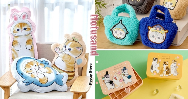 【台北】春天遇見鯊貓、熊喵！　「貓福珊迪」期間限定店現身誠品　全新周邊「抱枕、擺動小立牌、製冰盒」必入手