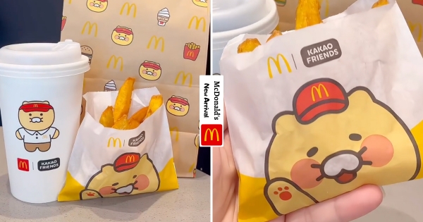 【海外】春植現身麥當勞！　韓國麥當勞「攜手Kakao Friends」推地瓜條套餐　包裝「滿滿春植」圖案太可愛